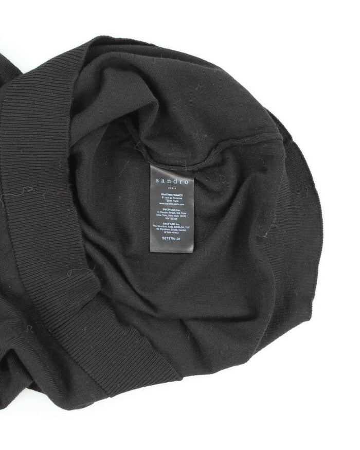 Vintage Sandro Paris Lightweight Roll Neck Knit Jumper - L