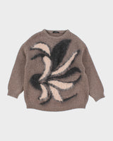 Vintage Roberto Collina Chunky Raised Print Knit Jumper - M