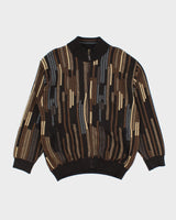 Vintage 90's Cooper Chunky Zip Up Knit Cardigan - L