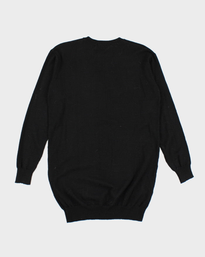 Vintage 90's Moschino Rat Print Knit Jumper - L