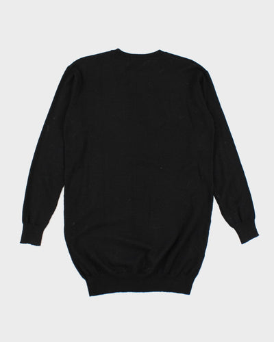Vintage 90's Moschino Rat Print Knit Jumper - L