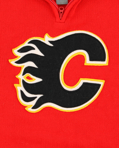 Vintage 90's Calgary Flames NHL Hockey Chunky Knit - XXL