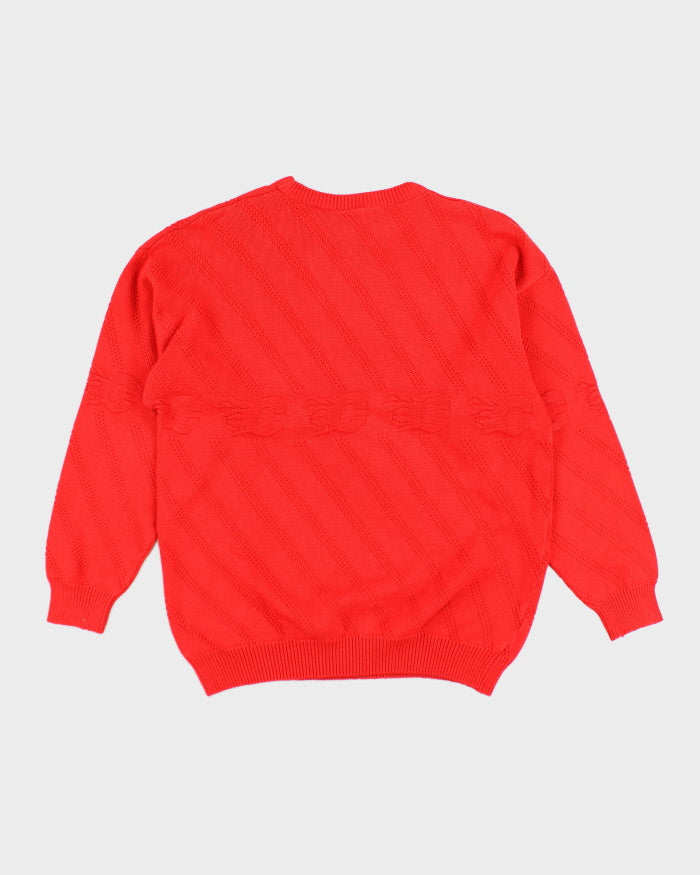 Vintage 90's Calgary Flames NHL Hockey Knit - M