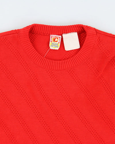 Vintage 90's Calgary Flames NHL Hockey Knit - M