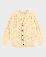 Vintage 80's Inisfree Aran Chunky Knit Cardigan - L