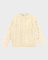 Vintage 80's Inisfree Aran Chunky Knit Jumper - XL