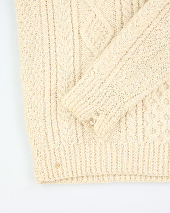 Vintage 80's Inisfree Aran Chunky Knit Jumper - XL