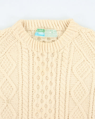Vintage 80's Inisfree Aran Chunky Knit Jumper - XL