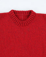 Vintage 90's Red Wool Blend Knit Jumper - L