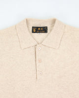 Vintage Cashmere Quarter Button Jumper - M