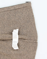 Vintage Zip-up Wool Blend Hoodie Knit Jumper - XL