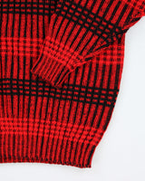 Vintage 80's 19th Avenue Chunky Patterned Knit Jumper - L