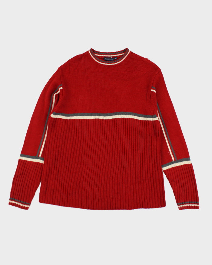 Vintage 90's Cache Creek Chunky Patterned Knit Jumper- L