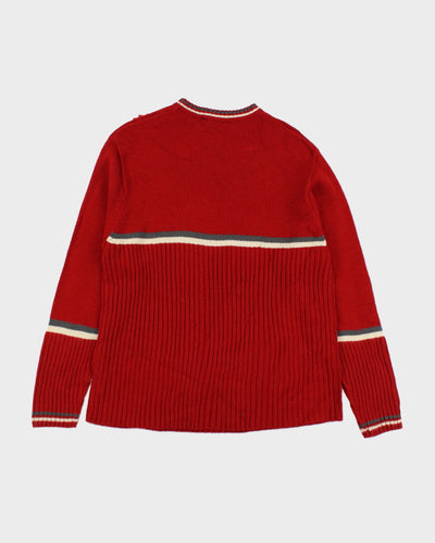 Vintage 90's Cache Creek Chunky Patterned Knit Jumper- L