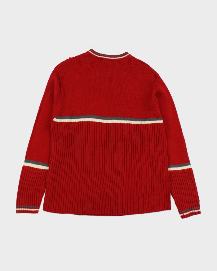 Vintage 90's Cache Creek Chunky Patterned Knit Jumper- L