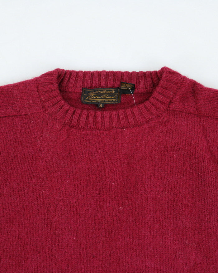 Vintage 90's Eddie Bauer Wool Knit Jumper - XL