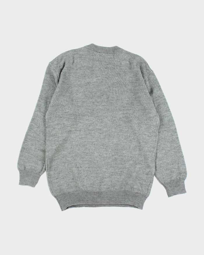 Vintage 90's New York City Graphic Wool Blend Knit Jumper - L