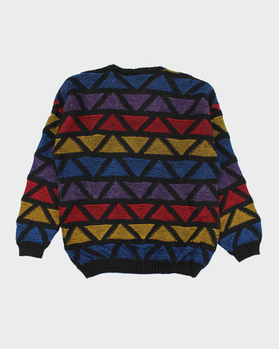 Vintage Signor Angelo Wool Blend Patterned Knit Jumper - M