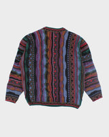 Vintage Tosani Heavyweight Patterned Knit Jumper - L