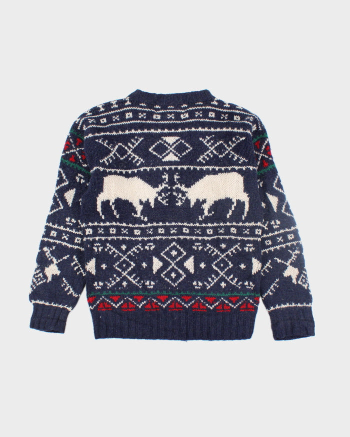Vintage 90's Ralph Lauren Handmade Wool Knit Jumper - L
