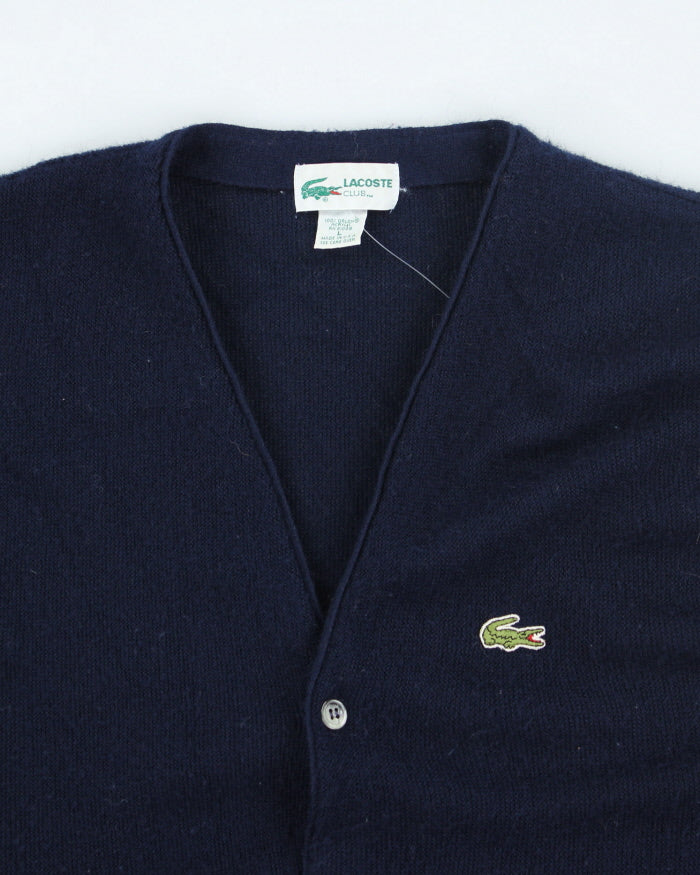 Vintage Lacoste Oversized Button Up Cardigan - L