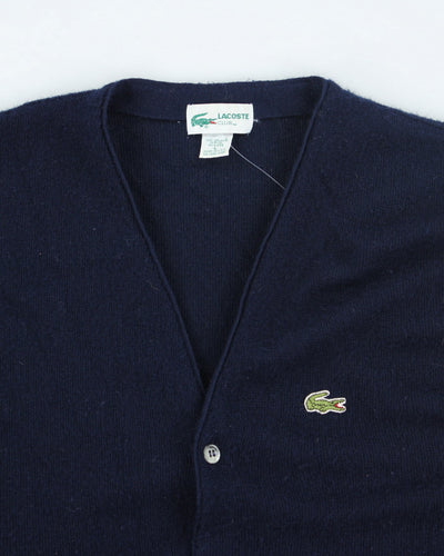 Vintage Lacoste Oversized Button Up Cardigan - L
