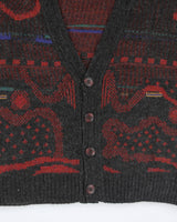 Vintage Oversized Button Up Cardigan - XL