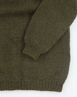 Vintage Heavyweight Patterned Wool Chunky Knit Jumper - L
