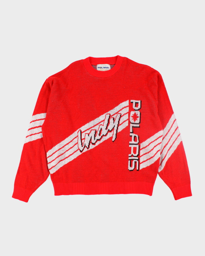 Vintage Indy Polaris Printed Knit Jumper - L