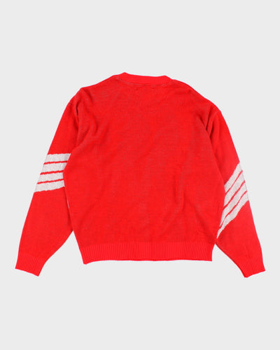 Vintage Indy Polaris Printed Knit Jumper - L