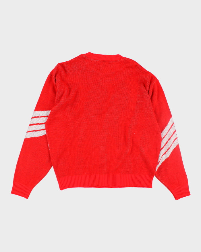 Vintage Indy Polaris Printed Knit Jumper L Rokit
