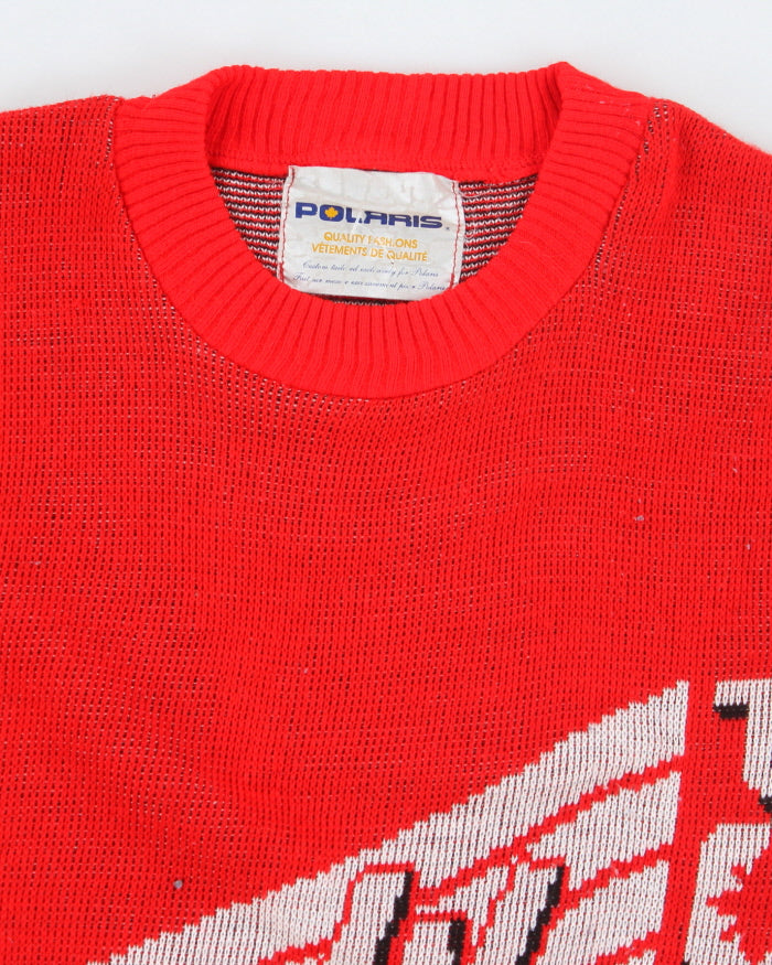 Vintage Indy Polaris Printed Knit Jumper - L
