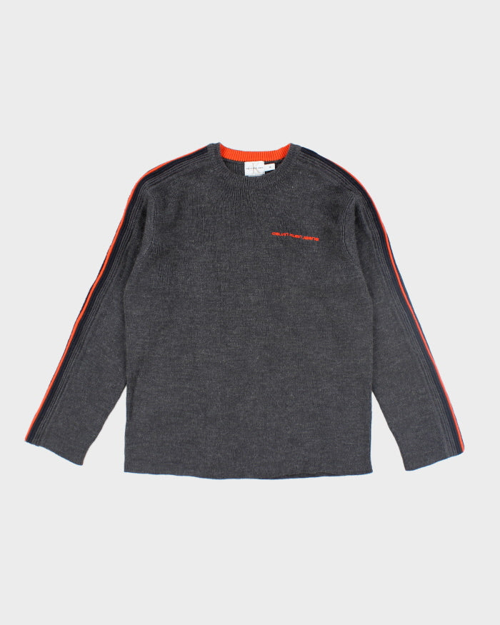Vintage Y2K Calvin Klein Wool Blend Knit Jumper - M