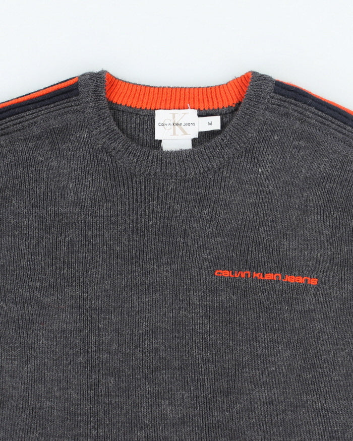 Vintage Y2K Calvin Klein Wool Blend Knit Jumper - M