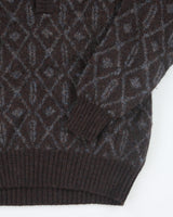 Vintage 90's Leo Chevlier Pure Wool Chunky Knit Jumper - S