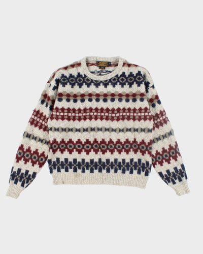 Vintage 90's Eddie Bauer Wool Blend Knit Jumper - L