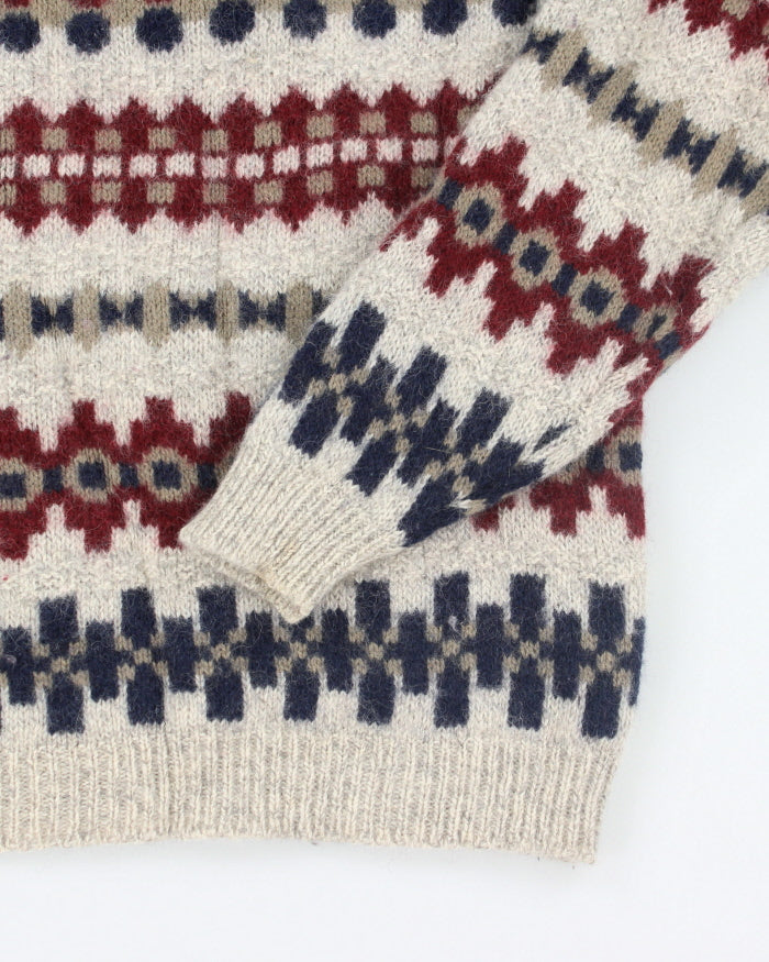 Vintage 90's Eddie Bauer Wool Blend Knit Jumper - L