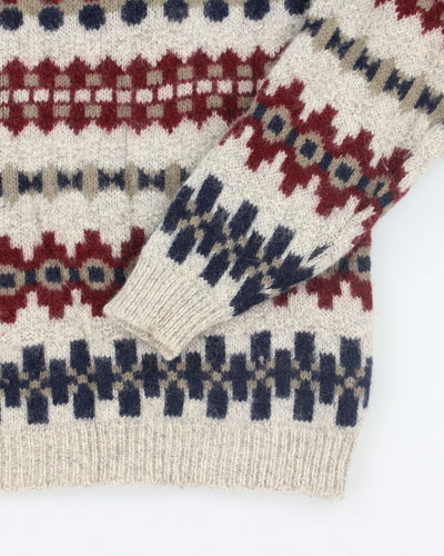 Vintage 90's Eddie Bauer Wool Blend Knit Jumper - L