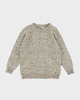 Vintage 90's Donegal Heavyweight Pure Wool Knit Jumper - L