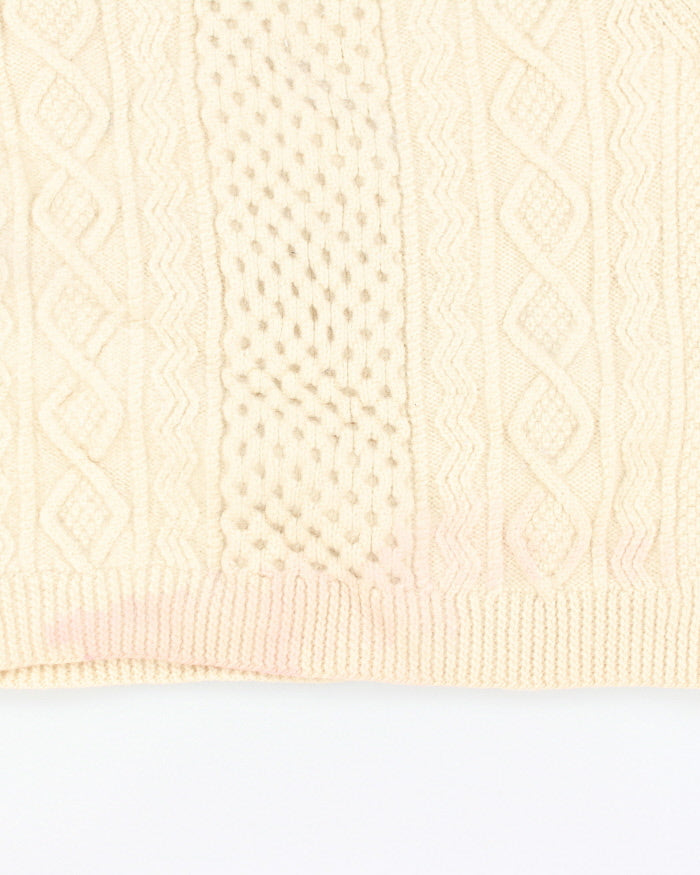 Vintage Heavyweight Blarney Aran Chunky Wool Knit Jumper - L