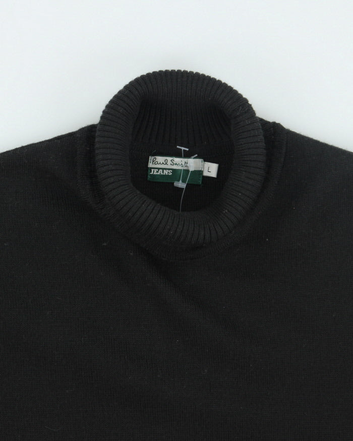 Vintage 2000's Paul Smith Wool Blend Roll Neck Jumper - L