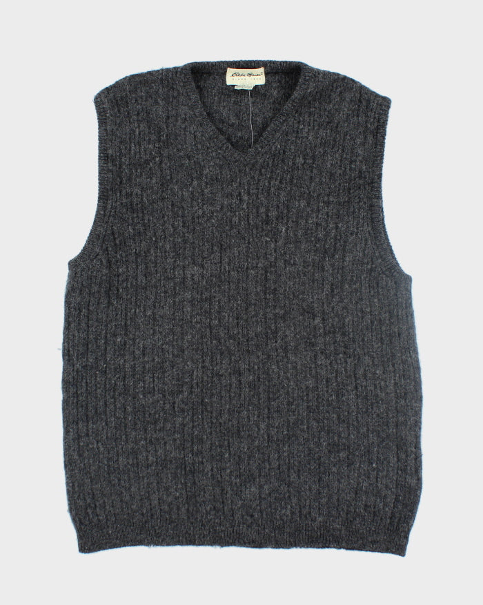 Vintage Eddie Bauer Wool V-Neck Tank Knit Jumper - M
