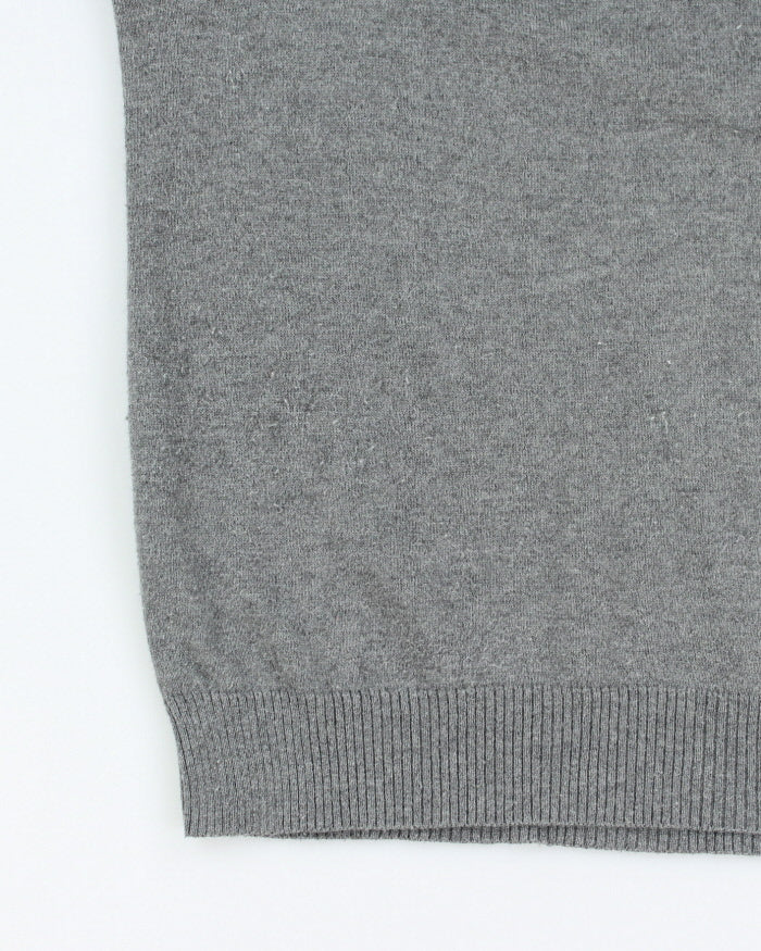 Burberry Wool & Cashmere Quarter Zip Jumper - XXL