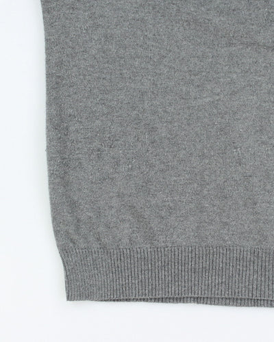 Burberry Wool & Cashmere Quarter Zip Jumper - XXL