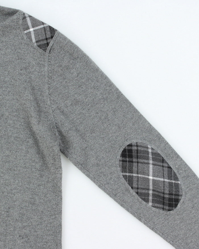 Burberry Wool & Cashmere Quarter Zip Jumper - XXL
