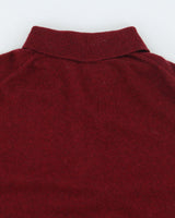 Vintage 80's Lambswool Button Up Longsleeve Knit Jumper - S