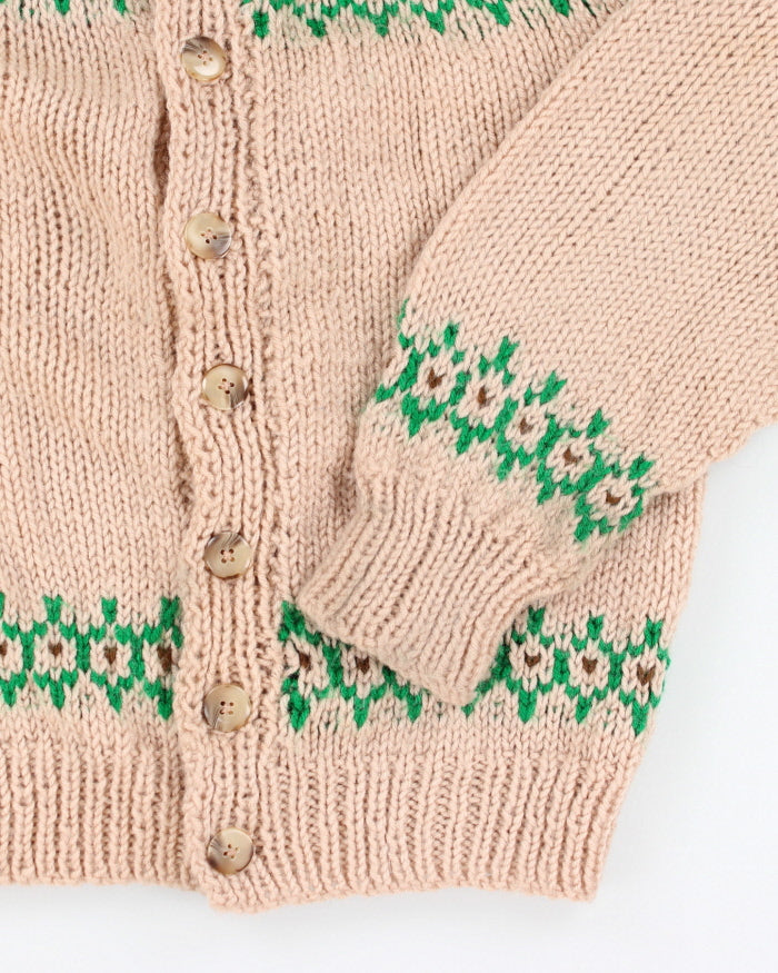 Vintage 90's Handmade Button Up Cardigan - L