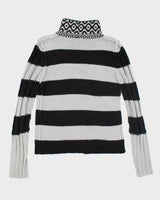 Dolce &amp; Gabbana Knit Wool Blend Zip-up Cardigan - M