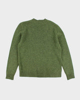 Vintage L.L.Bean Green Wool Knit Jumper - M