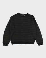 Vintage 90's Van Heusen Chunky Wool Blend Knit Jumper - L